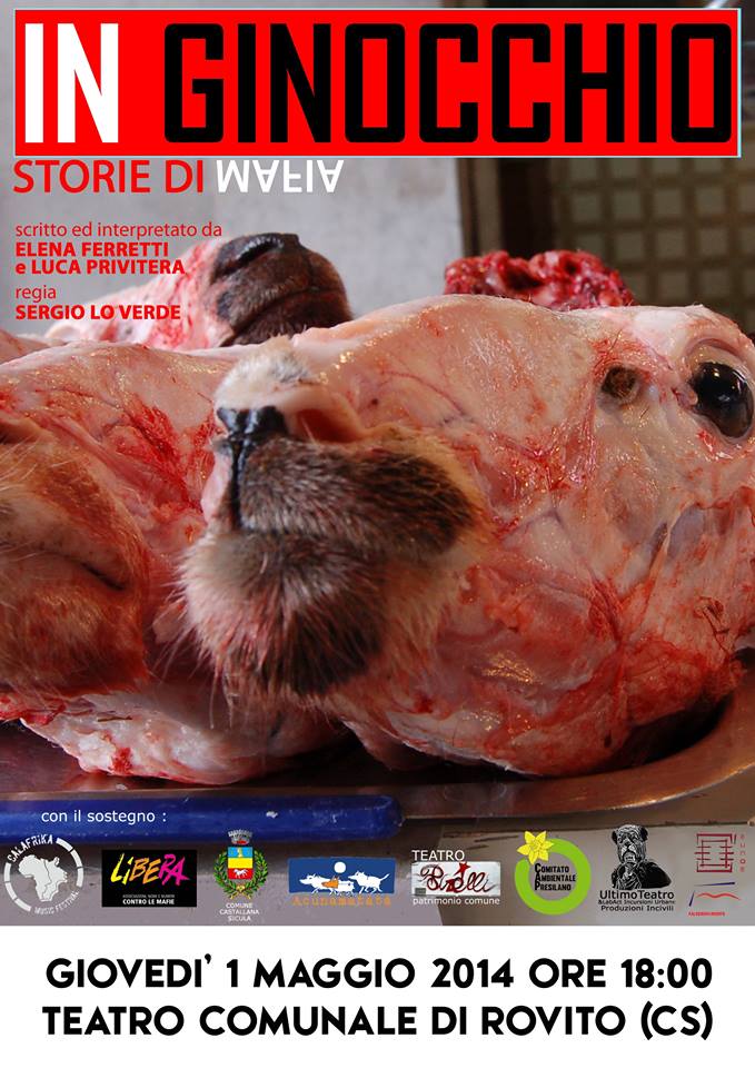 Locandina "IN GINOCCHIO, storie di mafia"