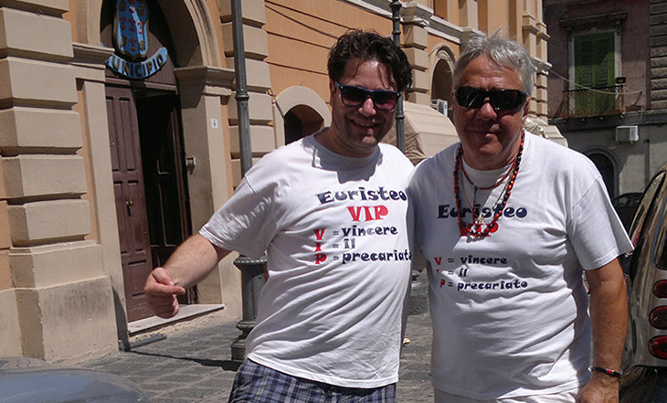 Film La Zattera Euristeo Ceraolo con Renato Converso Rossano