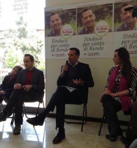 Massimiliano De Rose, si candida a primo cittadino di Rende