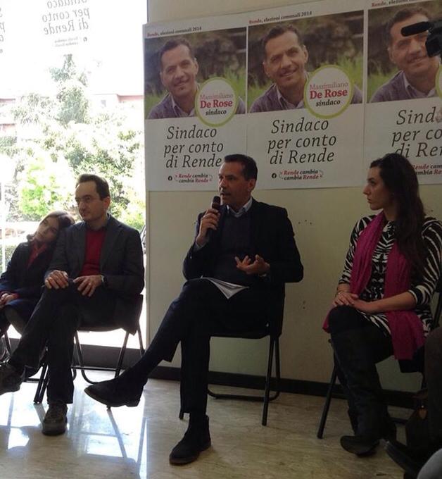 Massimiliano De Rose, si candida a primo cittadino di Rende