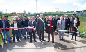 Presidente della Provincia di Cosenza Mario Oliverio inugura impianto sportivo di tiro al volo a Terranova da Sibari