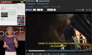 Report - Candidati calabresi alle europee 2014 - Il 19 Maggio alle 21, la trasmissione Report di Milena Gabanelli punta gli occhi su alcuni candidati elezioni europee 2014, fra cui i calabresi Trematerra e Pirillo Lunedì 19 maggio con inizio alle ore 21:00, andrà in onda su Rai Tre la trasmissione Report condotta da Milena Gabanelli. Tra i vari servizi in scaletta, questa volta, la Gabanelli si occuperà anche delle elezioni europee 2014 e, tra gli altri, si occuperà di alcuni candidati calabresi alle elezioni europee 2014, come Trematerra e Pirillo. Le anticipazioni di Report, infatti, pubblicate attraverso il sito web della trasmissione, sul portale della RAI, parlano di Gino Trematerra (Udc), Franco Bonanini (FI), Mario Pirillo (Pd) e dei candidati del Movimento Cinque Stelle ma accennano anche ad altri candidati, come il dimissionario Presidente della Regione Calabria, Giuseppe Scopelliti. Sotto il video dell'anticipazione e il link alla pagina del sito di Report.