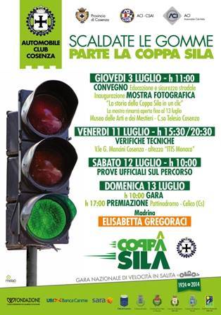 Il manifesto della XXXVI edizione della Coppa Sila