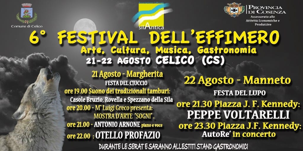 Manifesto del VI Festival dell'Effimero