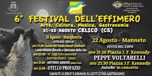 Manifesto del VI Festival dell'Effimero
