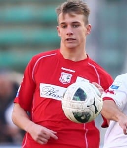 Il terzino sinistro Sperotto