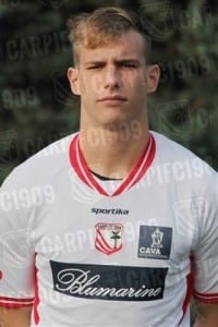 Nicolò Sperotto terzino sinistro del Cosenza Calcio
