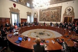 Consiglio dei Ministri - Governo Renzi