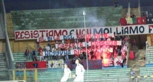 I tifosi casertani a Cosenza