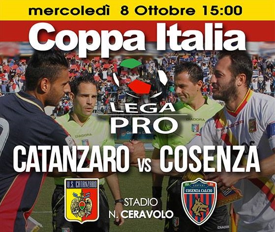 Catanzaro-Cosenza Coppa Italia