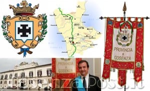 Mario Occhiuto indossa la fascia di Presidente della Provincia di Cosenza
