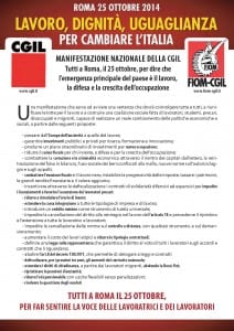 Manifestazione del 25 ottobre a Roma, mobilitazione di massa da Cosenza