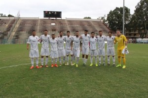 Il Cosenza sceso in campo a Reggio Calabria