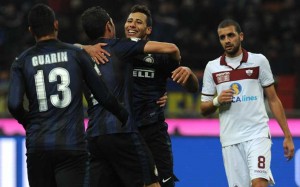 Cristian Caccetta qui contro l'Inter