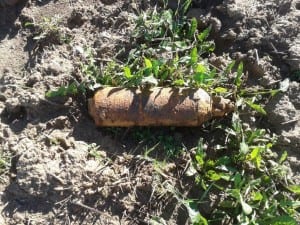 Pericoloso ordigno bellico rinvenuto a Vibo Valentia