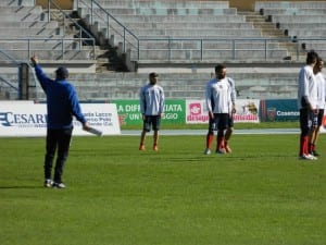 il Cosenza in allenamento. Foto www.ilcosenza.it