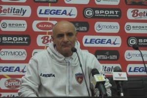 L'allenatore del Cosenza Calcio -Giorgio Roselli-