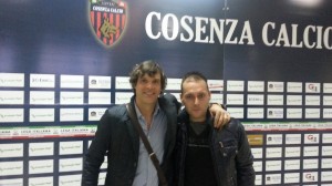 Marco Negri insieme a Marco Chiappetta di cosenzapost.it