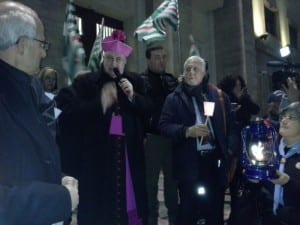 Marcia per la pace Cosenza 17 01 2015 - Foto ANSA