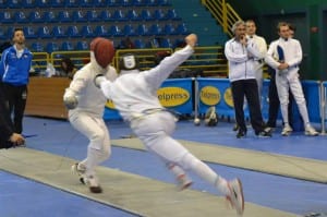 Fasi della gara scherma maschile