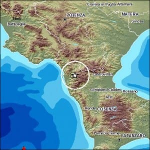 Scossa di terremoto sul Pollino