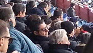 Giuseppe Scopelliti allo Stadio San Vito di Cosenza