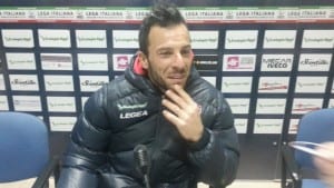 Bomber Gianluca De Angelis del Cosenza Calcio