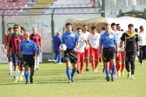 Un'immagine dell'ultima sfida tra Messina e Cosenza
