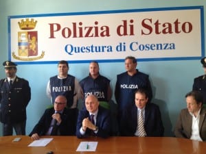 Conferenza stampa arresto Daniele Lamanna