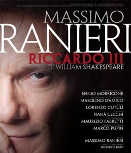 Massimo Ranieri al Rendano con "Riccardo III", ed è sold out