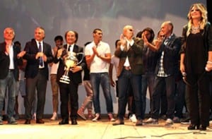 Festa rossoblu al Cine Teatro Tieri