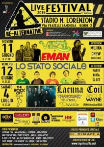 Locandina del Be-Alternative Live Festival
