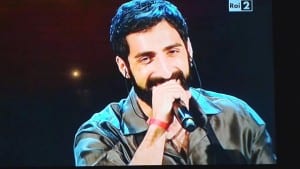 Fabio Curto nell'ultima puntata di"The Voice 2015"