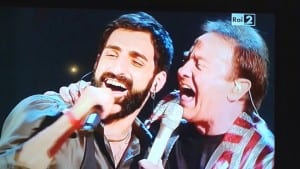 Fabio Curto con il coach Roby Facchinetti