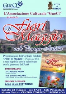 Locandina evento "fiori di maggio"