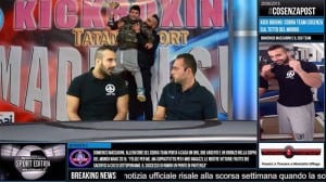 Il neo campione del mondo di kick boxing Domenico Massarini a Sport Edition intervistato da Marco Chiappetta