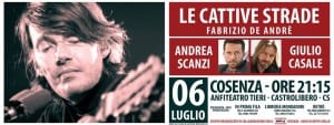 Andrea Scanzi a Castrolibero con lo spettacolo "Le cattive strade"