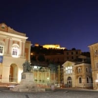 Castello Svevo in lontananza