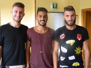 Perina, Guerriera e Pinna nuovi volti rossoblù