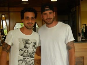 I nuovi attaccanti del Cosenza: Arrighini e La Mantia. Foto Sito ufficiale Cosenza Calcio