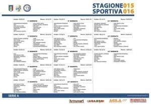 Calendario Serie A Calcio a 5