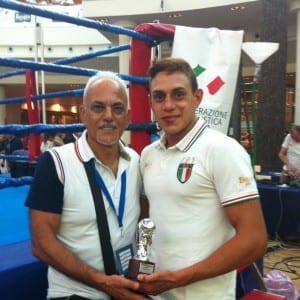 Antonio Lavitola con il maestro Elio Staino
