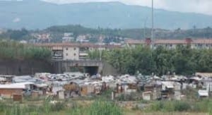 Campo rom di Vagliolise