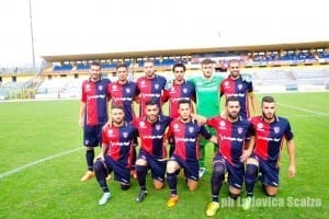 La formazione del Cosenza scesa in campo contro l'Akragas