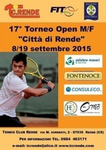 17º Torneo Open M/F "Cittá di Rende"