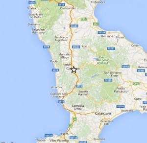 Una scossa di terremoto si è verificata alle ore 18:04 di oggi 3 ottobre con epicentro nelle vicinanze di Donnici, 4 km a sud di Cosenza