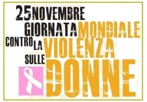 giornata mondiale contro la violenza sulle donne