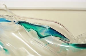 Annamaria Di Lecce, ForMare, pittura su plexiglass, particolare