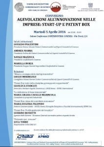 Start up e innovazione convegno Unione dei Giovani Commercialisti ed Esperti Contabili di Cosenza locandina