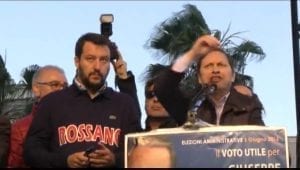 Matteo Salvini a Rossano Calabro il 24 maggio 2016